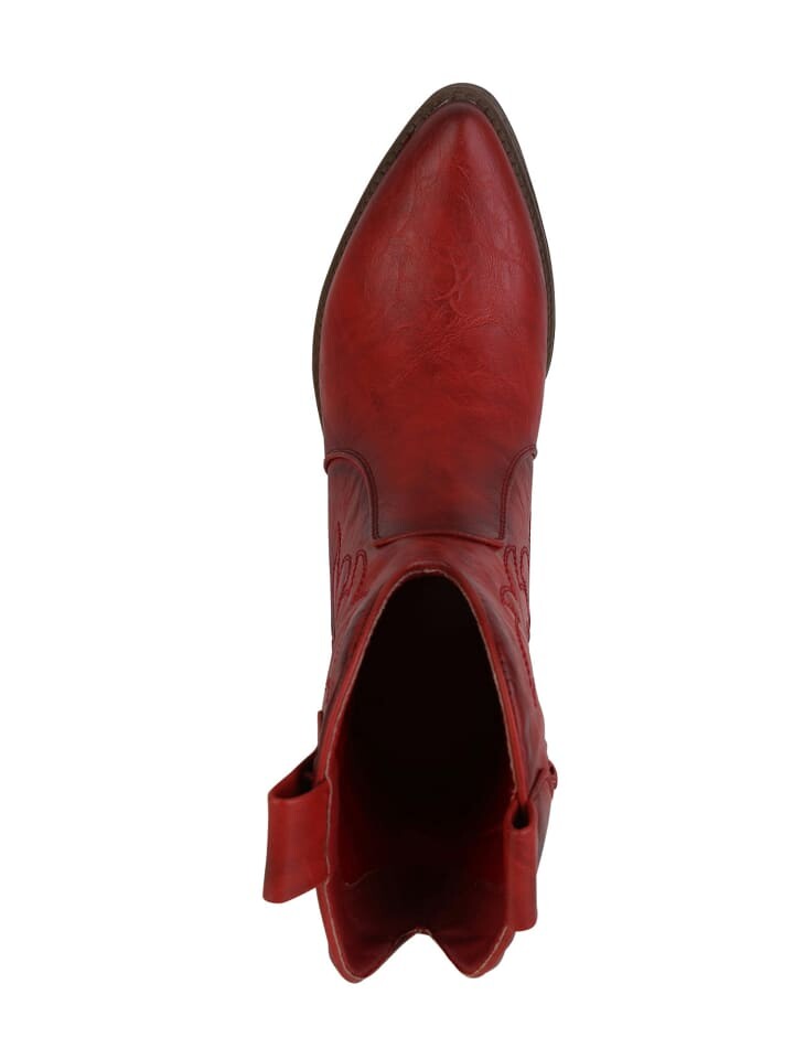 Ботильоны VAN HILL Cowboy Boots Elizabeth, цвет rot pu — фото 4