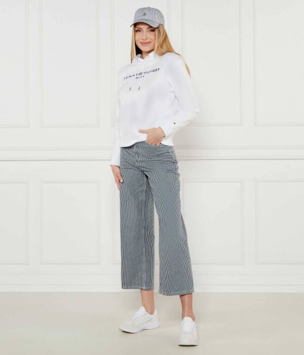 Кожаные кроссовки Tommy Hilfiger, белый — фото 2