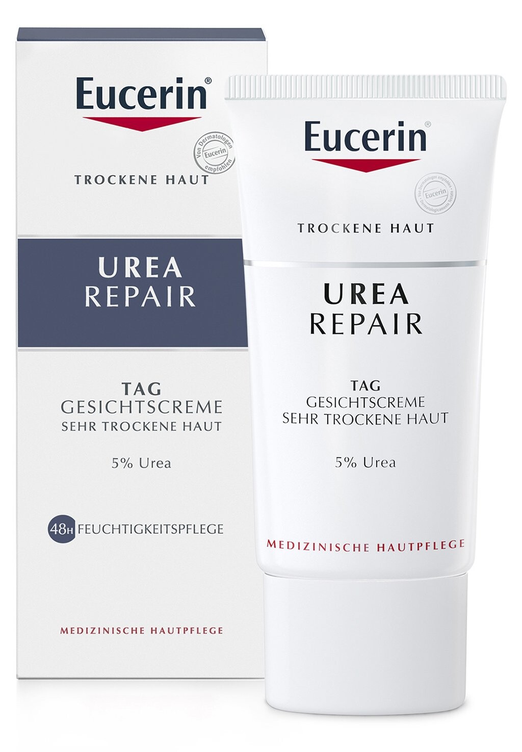 

Крем для лица TAGESPFLEGE UREAREPAIR 5%, GESICHTSCREME FÜR TROCKENE HAUT Eucerin