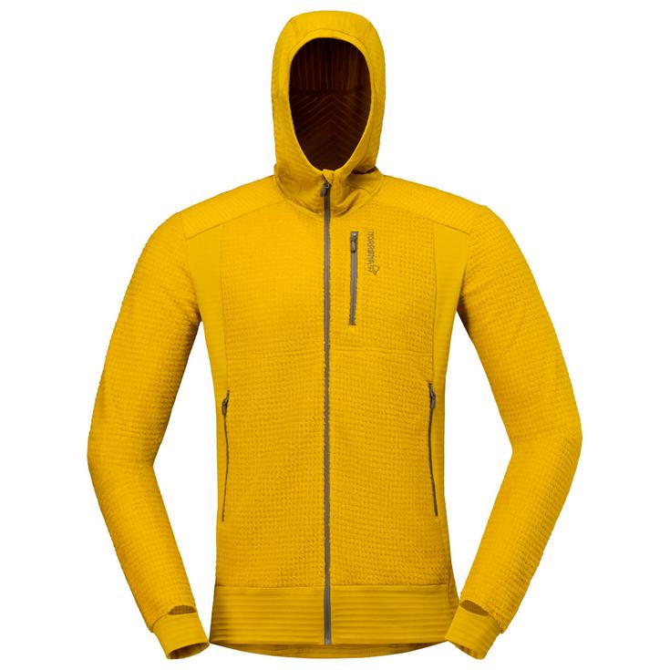 

Флисовая кофта Falketind Alpha 120 с капюшоном и застежкой-молнией Golden Palm - S Norrona