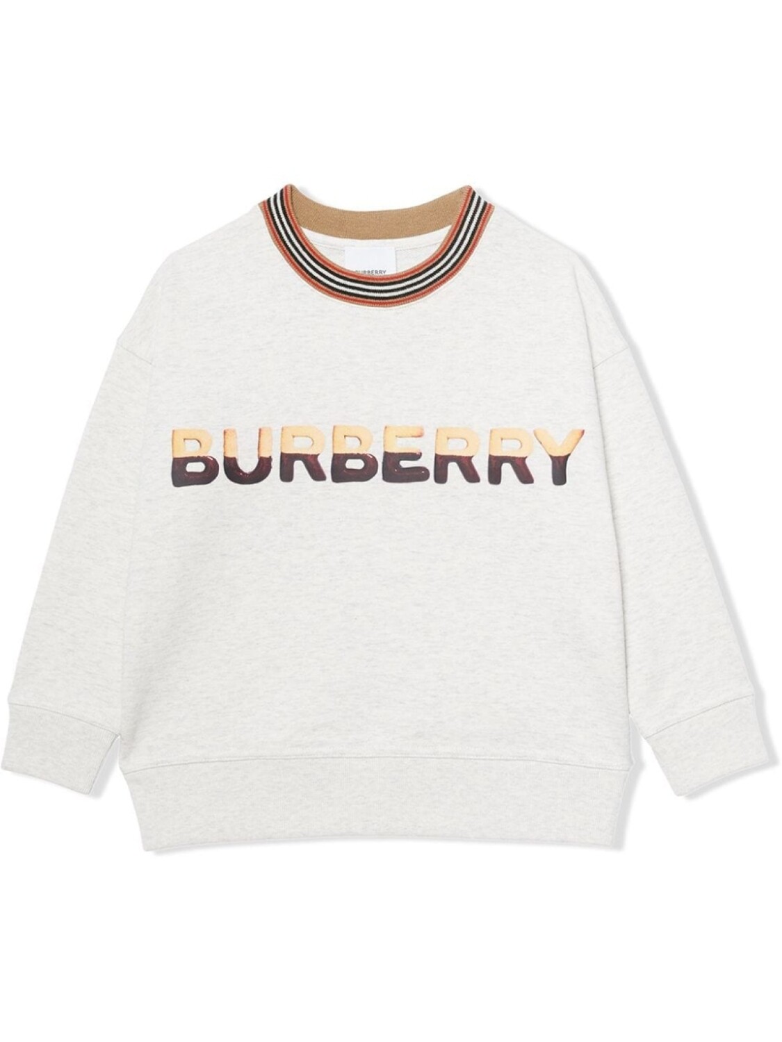 

Burberry Kids толстовка с логотипом, белый