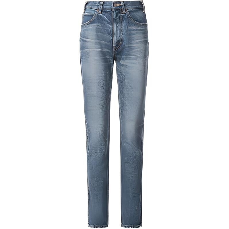 

Джинсы женские стираные синие Celine