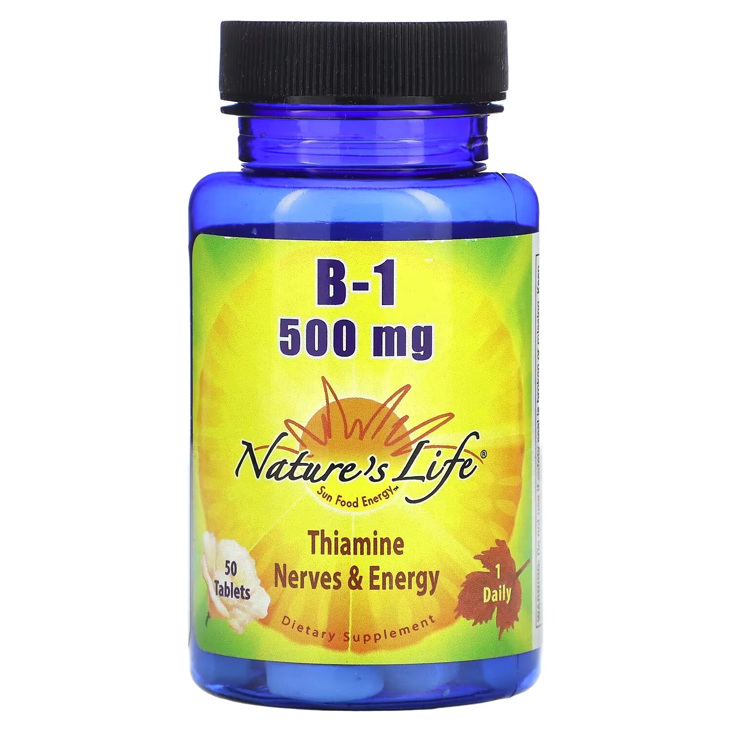 

Добавка Nature's Life B-1 500 мг, 50 таблеток