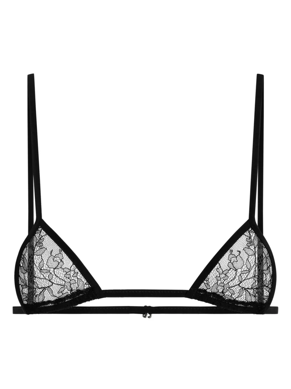 

Кружевной бюстгальтер с треугольными чашками DOLCE & GABBANA, черный