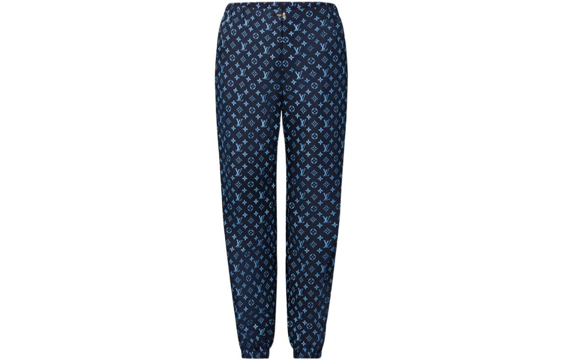 

Новые квартальные продукты LV Knit Sweatpants Women's Navy Blue Louis Vuitton