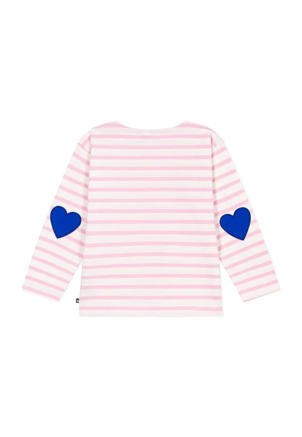 Топ с длинными рукавами "мариньер" Petit Bateau, Milk Marquise — фото 4