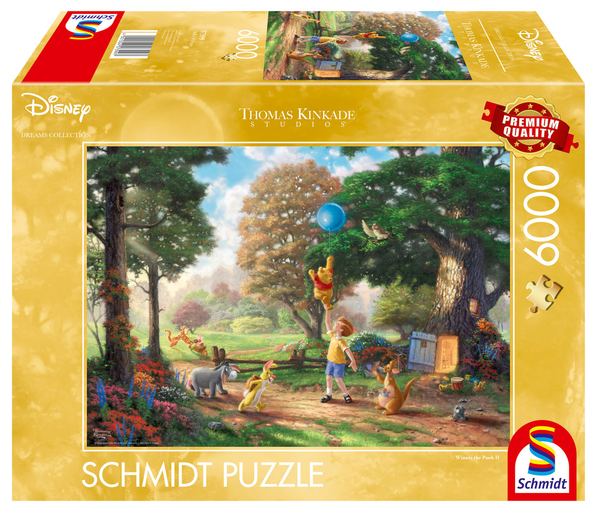 

Пазл PQ THOMAS KINKADE Винни-Пух (Дисней), 6000 шт. Schmidt