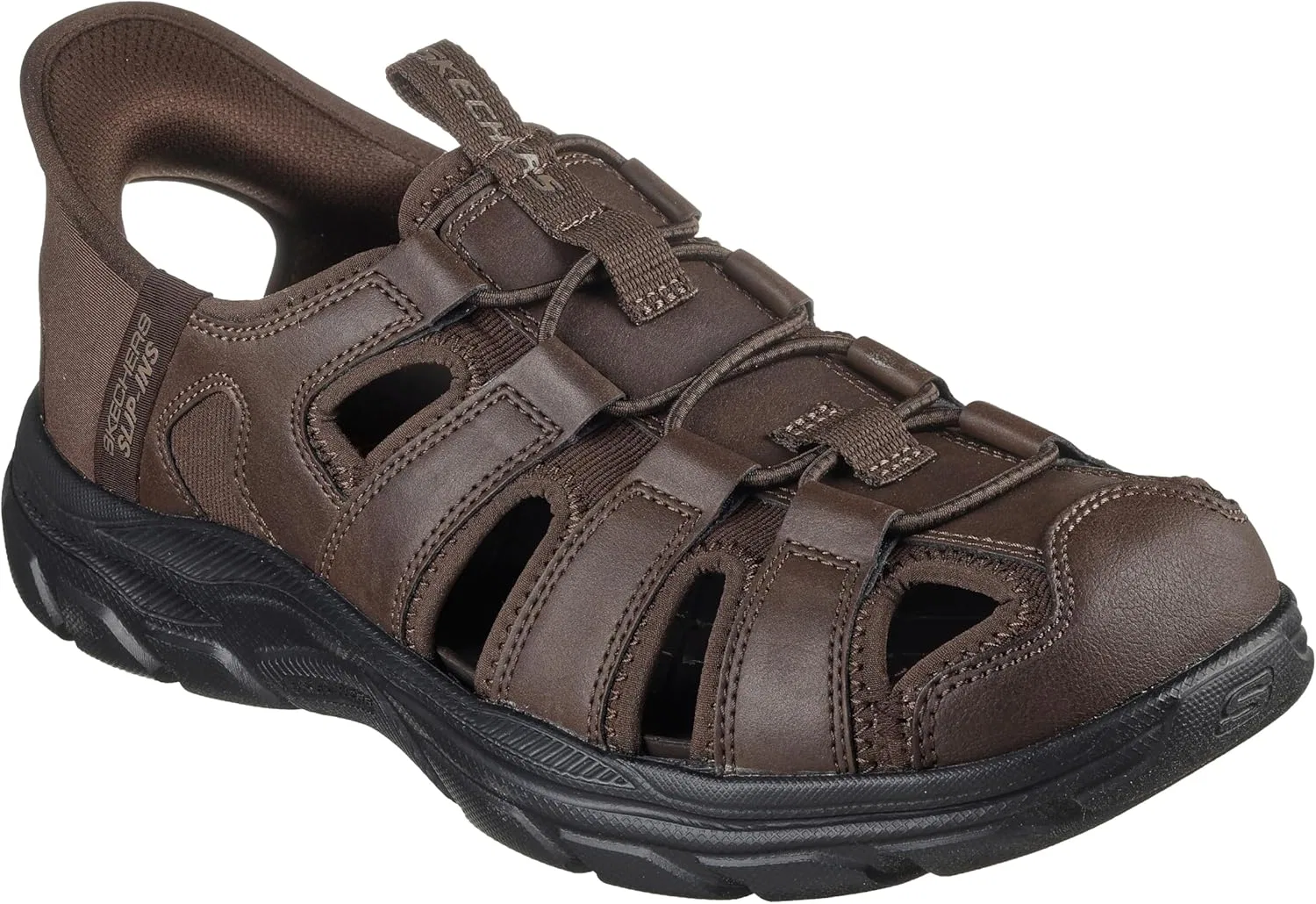 Мужские сандалии Skechers Hands Free Slip-Ins Revolted SS, Chocolate