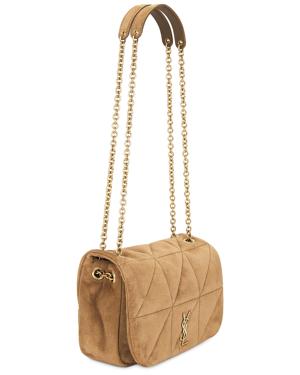 Миниатюрная сумка Jamie 4.3 на цепочке Saint Laurent, Golden Leaf — фото 3