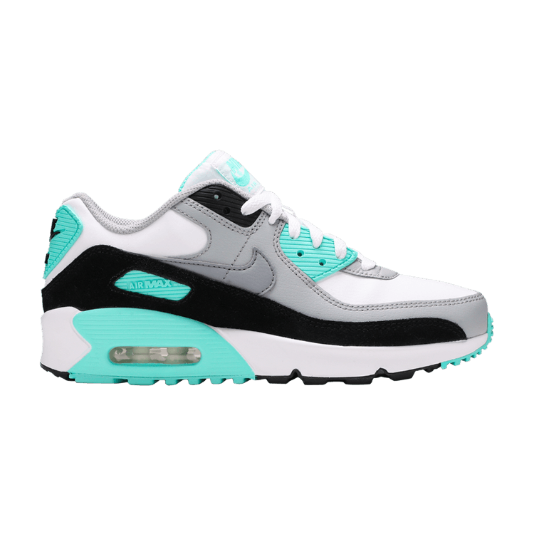 

Кроссовки Nike Air Max 90 Leather GS 'Hyper Turquoise', бирюзовый