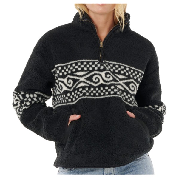 

Женский флисовый свитер Oceanic Space Kiss Rip Curl, черный