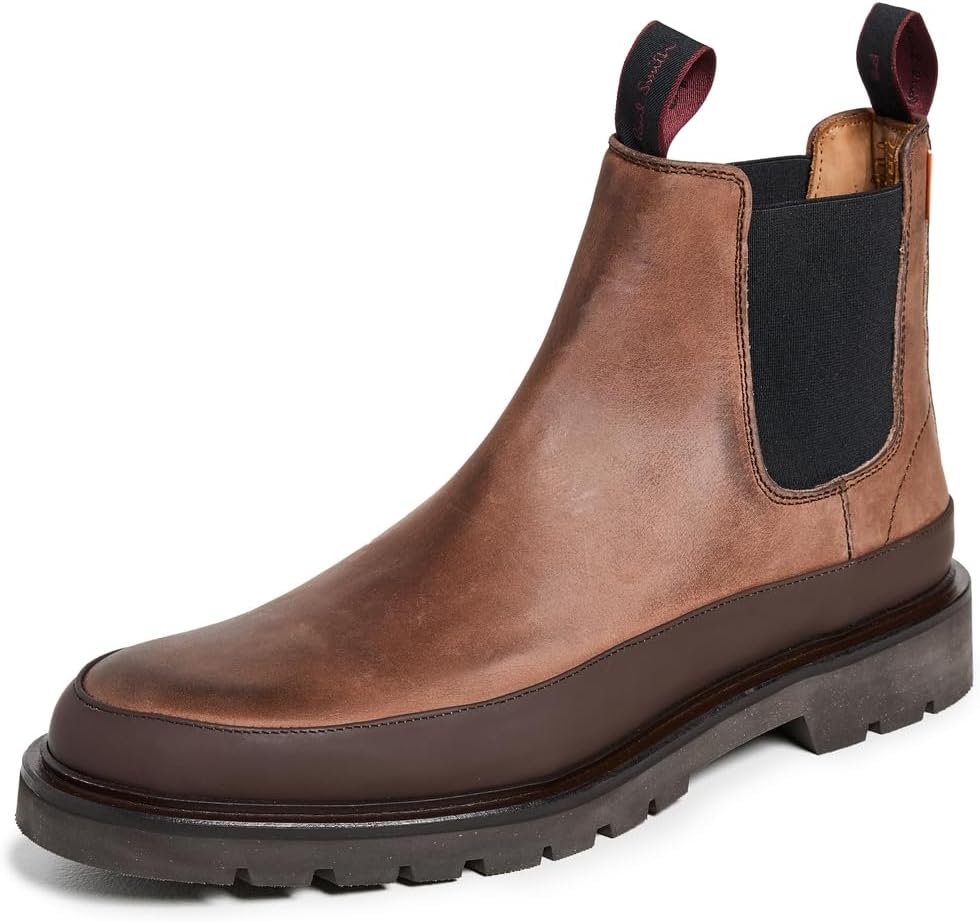 Мужские ботинки Paul Smith Geyser Chelsea, темно-коричневый