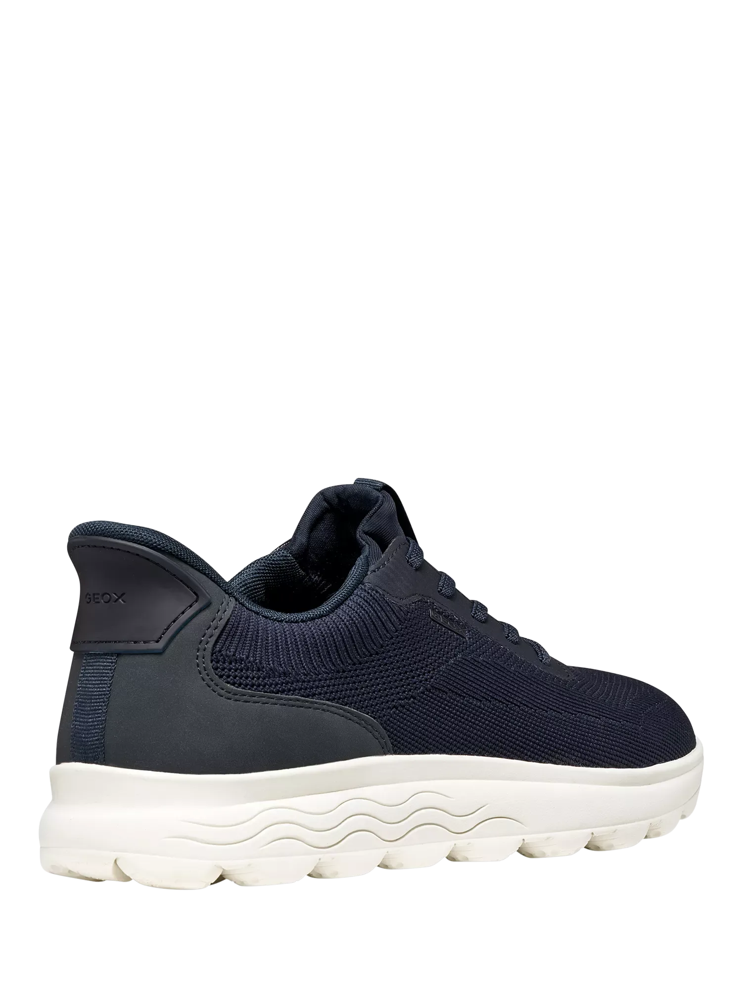 Кроссовки Spherica PLUS на шнуровке Geox, Navy White — фото 4