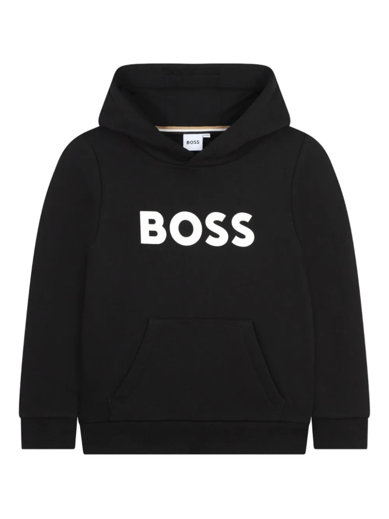 

BOSS Kidswear худи с логотипом, черный