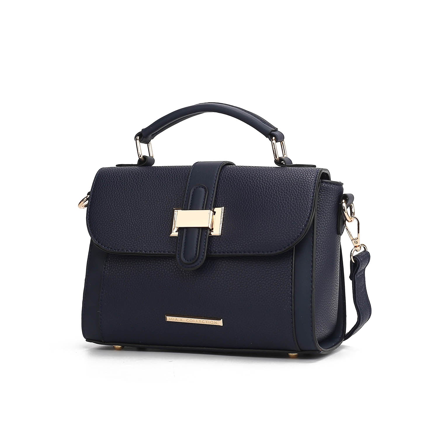 

Женская плечевая сумка Willa с цветными блоками из искусственной кожи от Mia K MKF, темно-синий