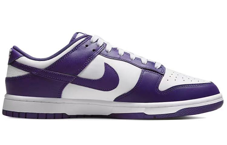 

Кроссовки для скейтбординга Dunk мужские низкие фиолетовый/белый Nike
