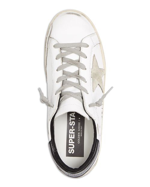 Женские низкие кеды Super-Star Golden Goose, цвет White — фото 3