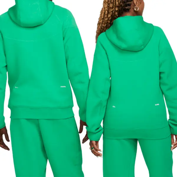 Толстовка Nike x NOCTA Tech Fleece Full Zip Hoodie 'Stadium Green', зеленый — фото 4
