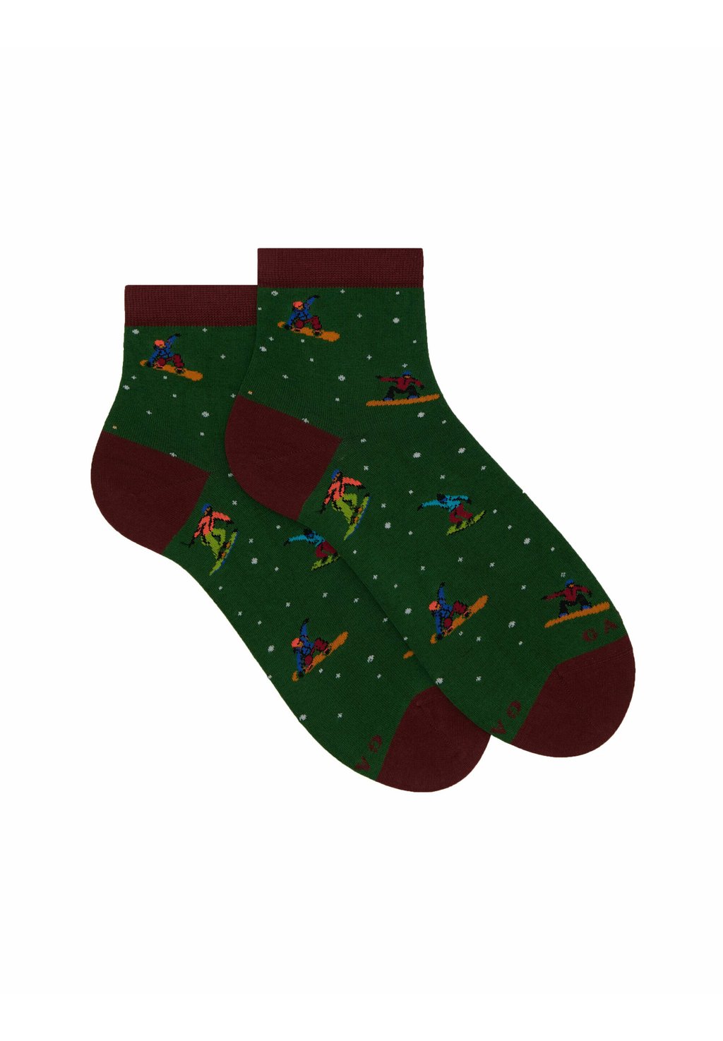 

Носки LOW-CUT WITH SNOWBOARD MOTIF Gallo, зеленый
