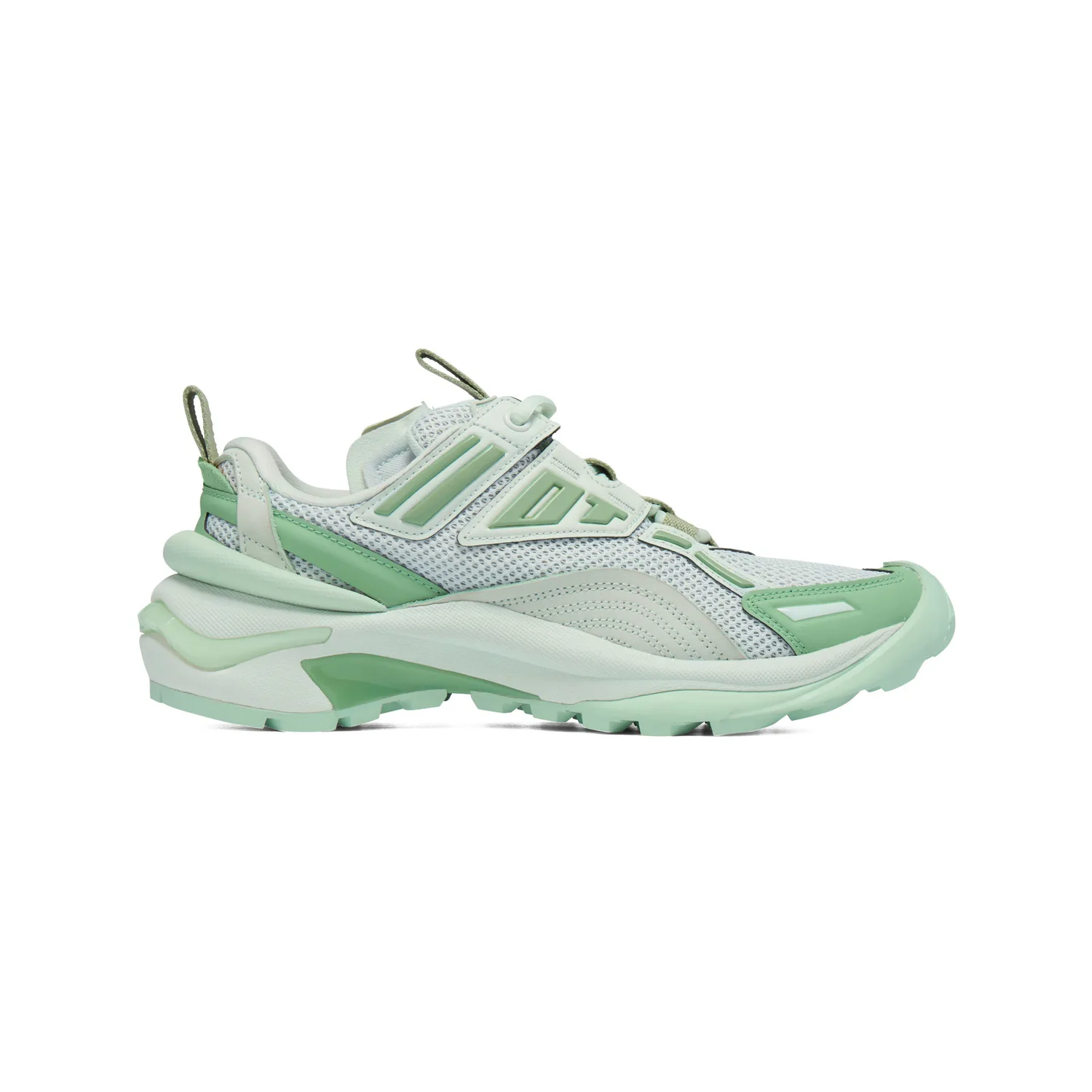 Onitsuka Tiger LAPLUNG Textile, Synthetic Leather Chunky Sneakers Unisex Light Verdant Green — фото 3