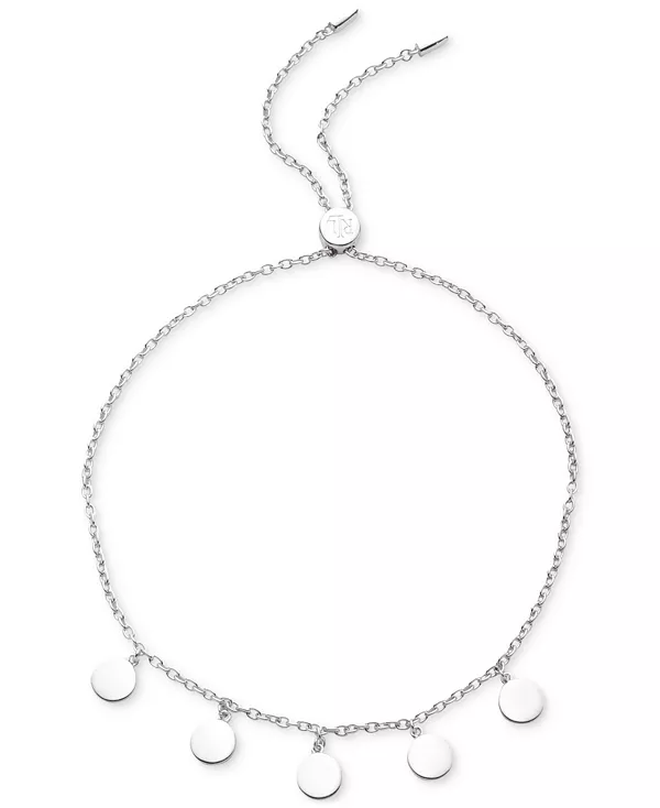 

Браслет-Слайдер с регулируемым диском из стерлингового серебра Lauren Ralph Lauren, silver