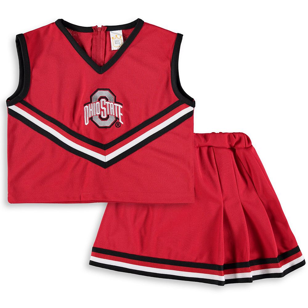 

Комплект из двух предметов для девочек и молодежи Scarlet Ohio State Buckeyes Little King, цвет Osu Red