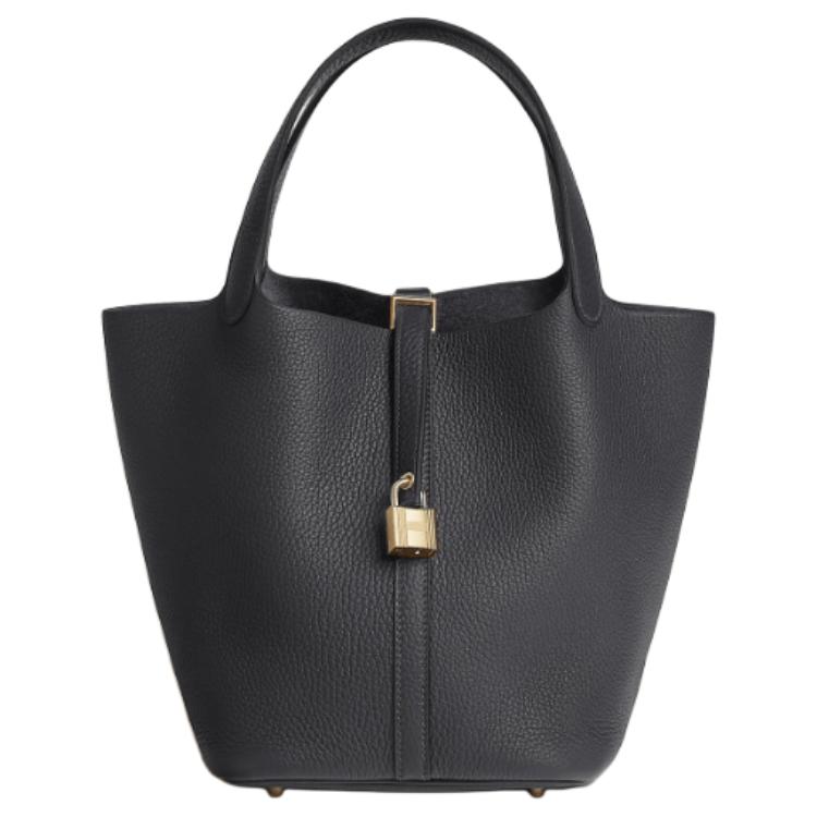 

HERMES Сумка Пикотин Лок из кожи теленка Клеманс