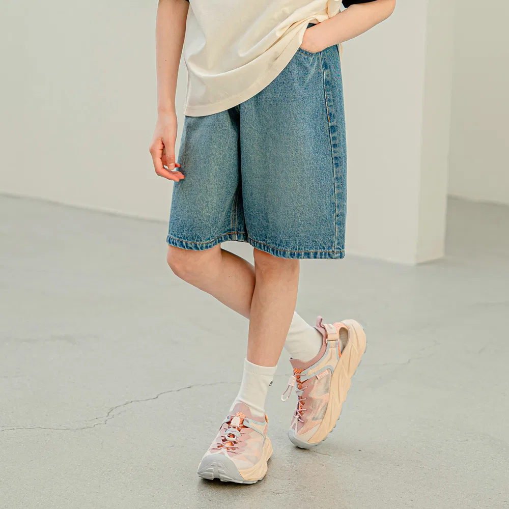 Детские синие джинсовые шорты Wales Washed от Little Dept