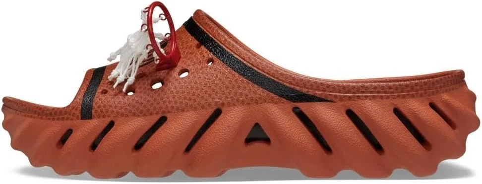 Сандалии Crocs унисекс для взрослых NBA Echo Slide Slide Sandals, оранжевый — фото 3