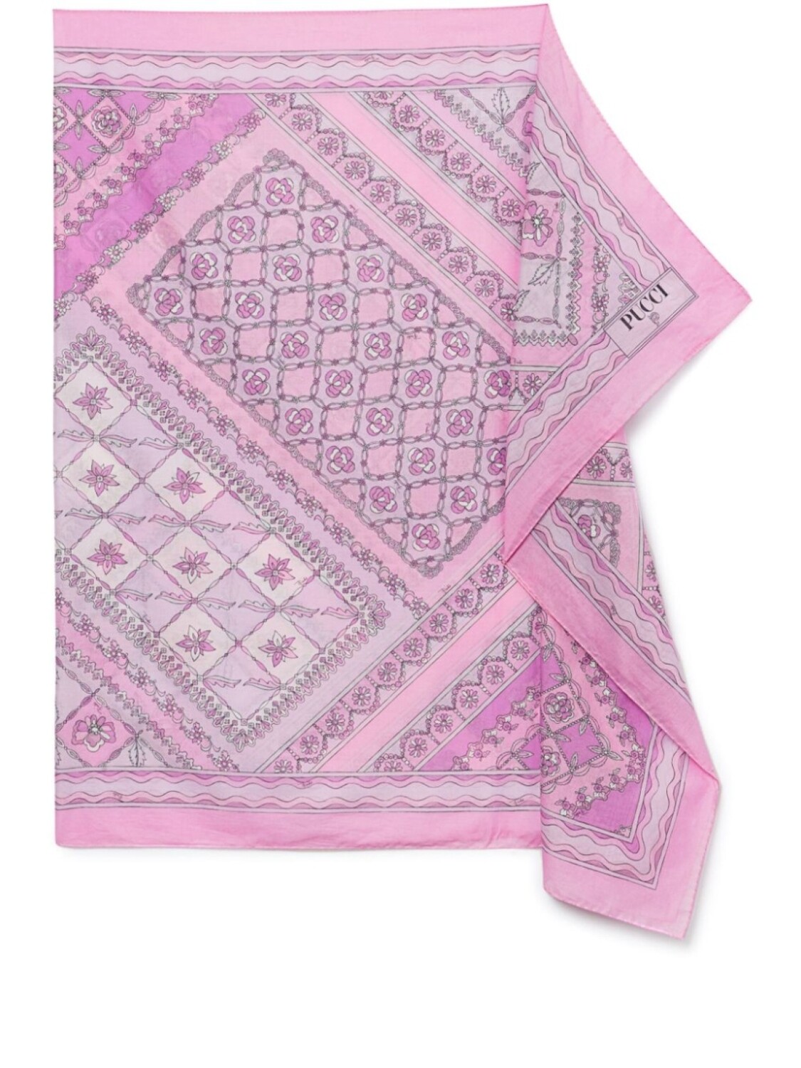 

PUCCI парео Festa-Print, розовый