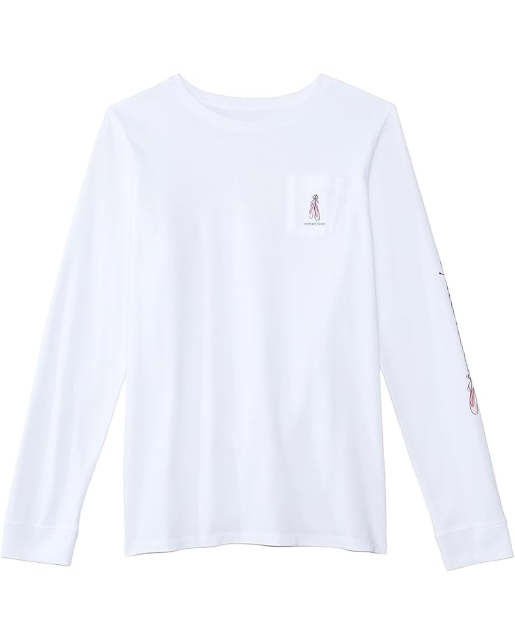 

Лонгслив Vineyard Vines Kids Vintage Whale Long, цвет White Cap