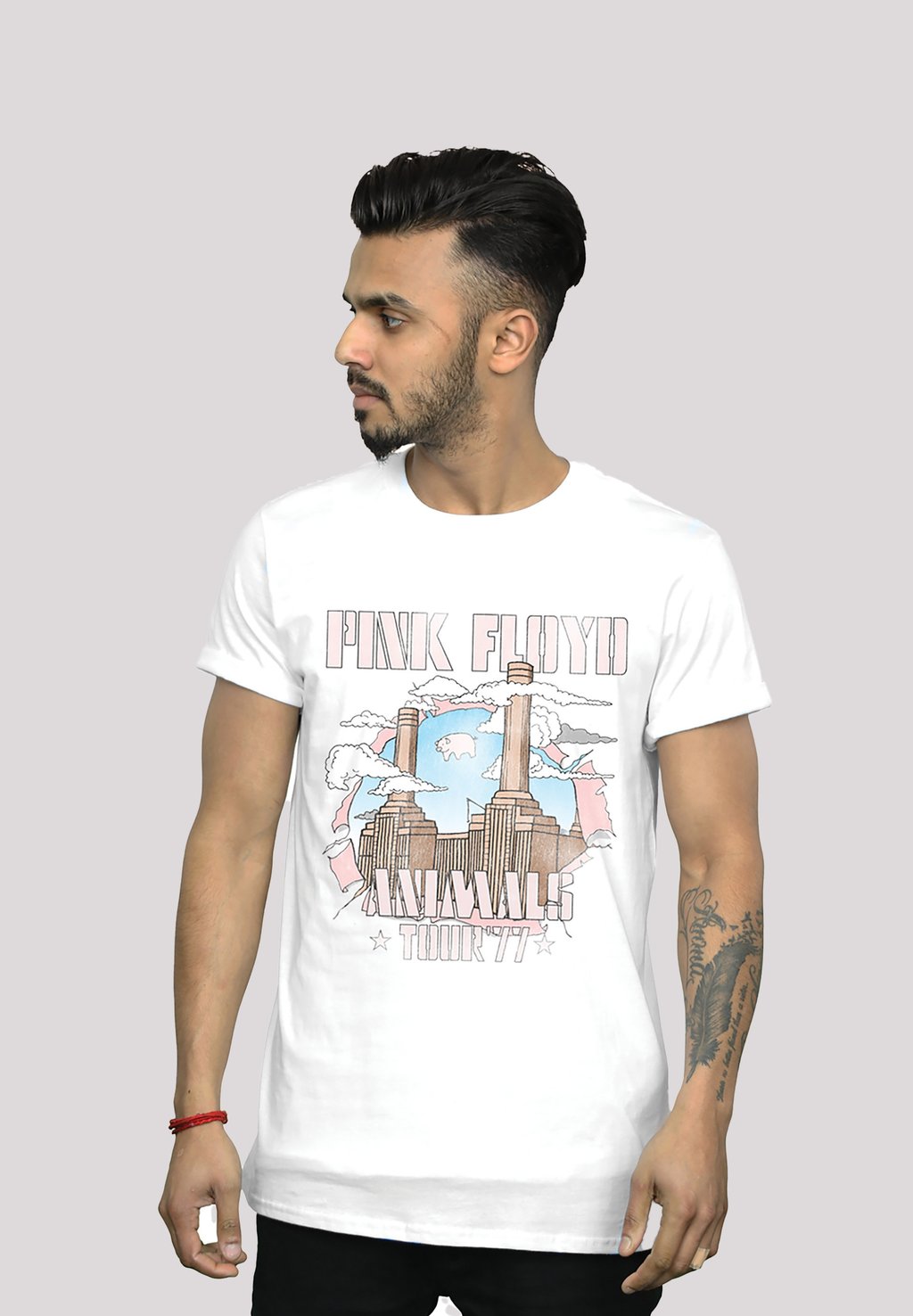 

Футболка с принтом PINK FLOYD ANIMAL FACTORY F4NT4STIC, белый