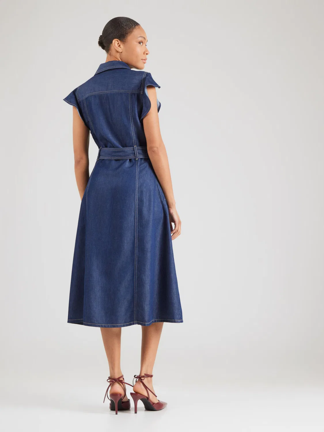 Платье-рубашка Tommy Hilfiger, Blue Denim — фото 4