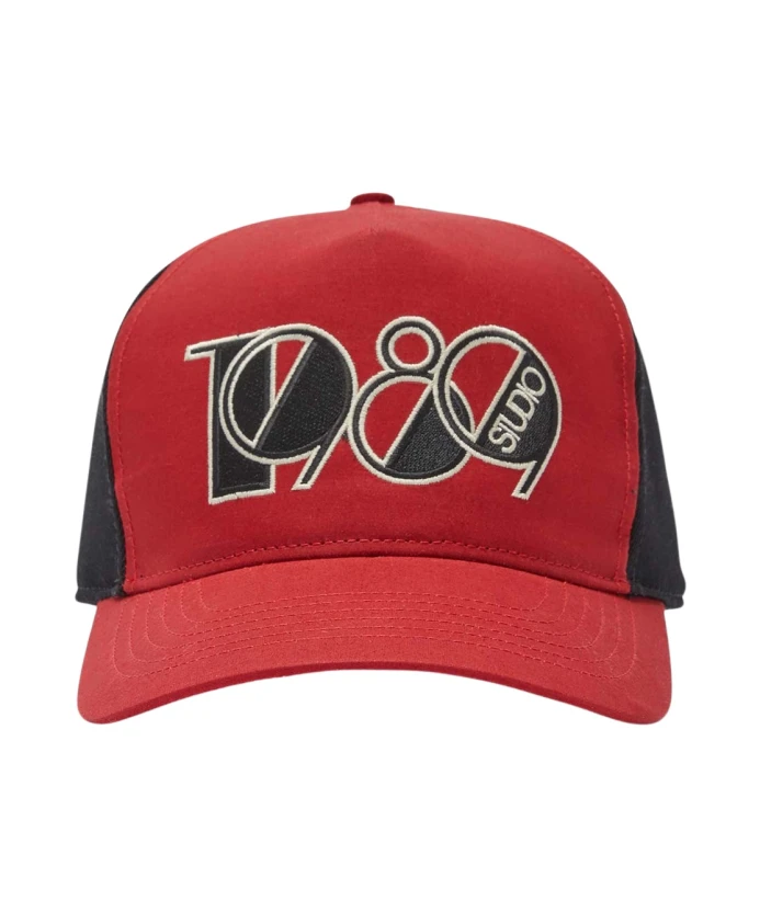 

Красная кепка с козырьком для мужчин 1989 Studio, красный