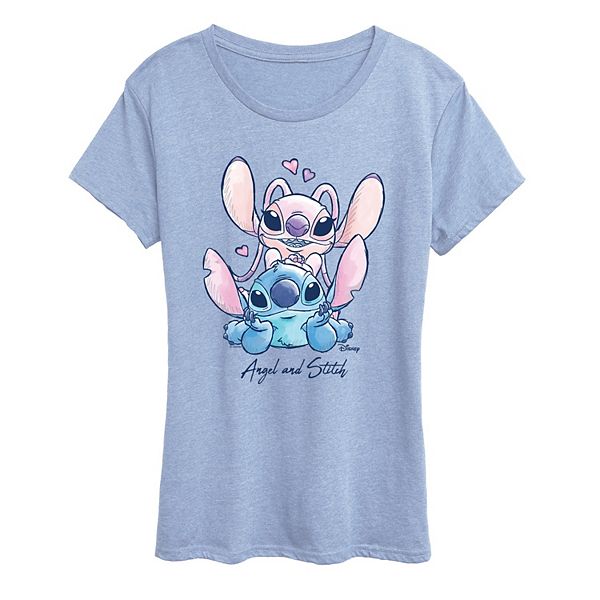 

Женская футболка с принтом Lilo & Stitch в виде сердечек Disney, Heather Chambray Blue, Синий, Женская футболка с принтом Lilo & Stitch в виде сердечек Disney, Heather Chambray Blue