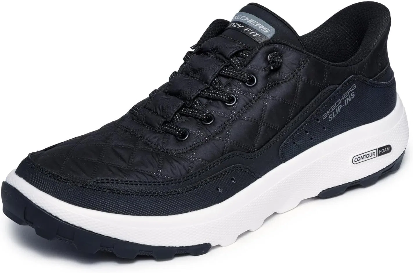Мужские кроссовки Skechers Urban Explore, Black Textile Synthetic White Trim