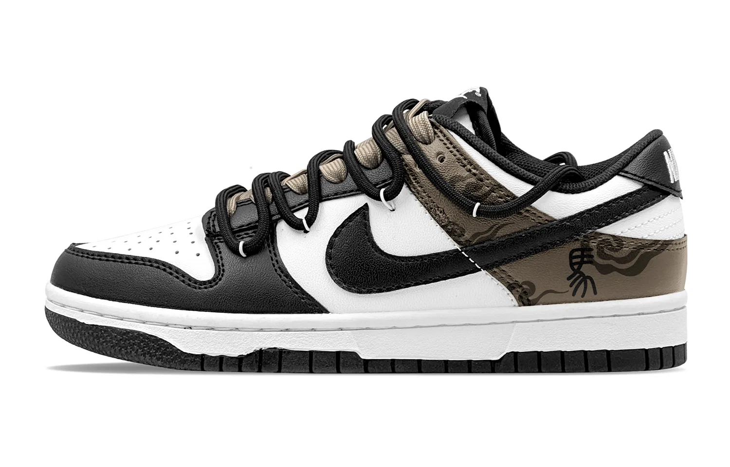 Кроссовки Nike Dunk Low Retro Black Umber — фото 3