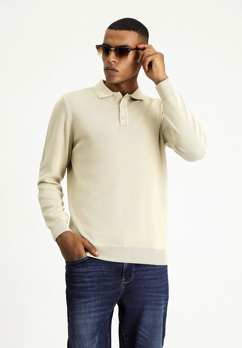 

Джемпер REGULAR FIT BASIC Kigili, бежевый