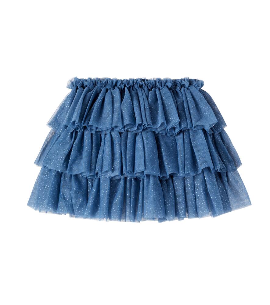 Многослойная юбка из тюля Konges Sløjd, Captain's Blue — фото 3