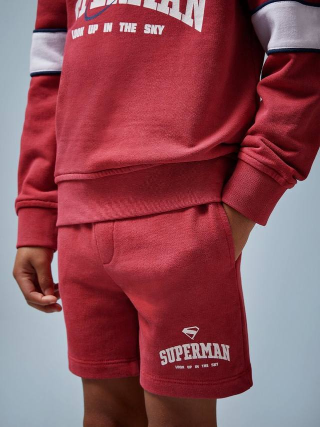 

Детские шорты Payton Cotton Drawstring Superman Reiss, Red