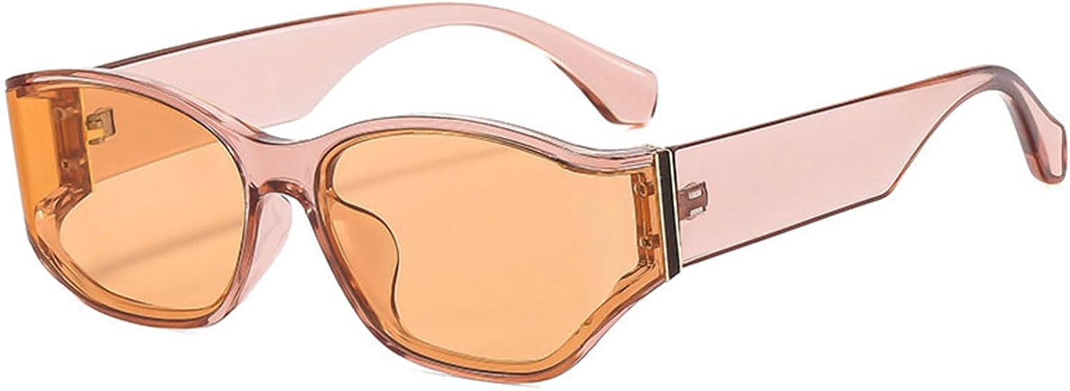 

Винтажные квадратные панк-солнцезащитные очки Helena для женщин и мужчин, модные очки в стиле Y2k, овальные, для женщин, защитные очки-щитки, солнцезащитные очки UV400 S67, C3