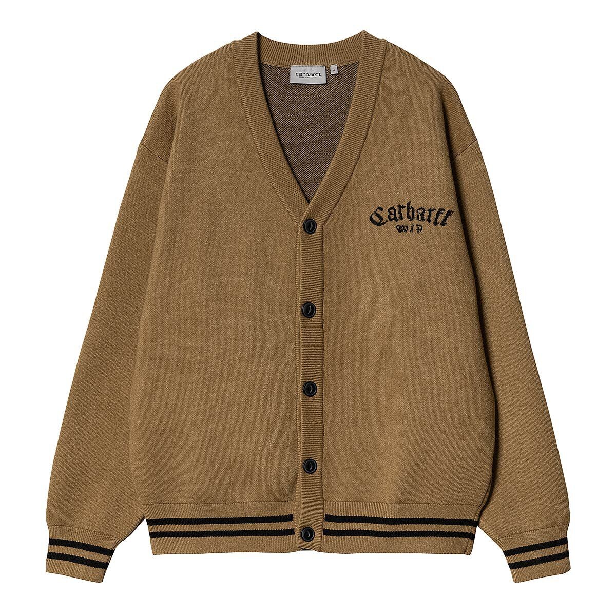 

Свитшот Onyx Cardigan Carhartt Wip, цвет Braun/Schwarz
