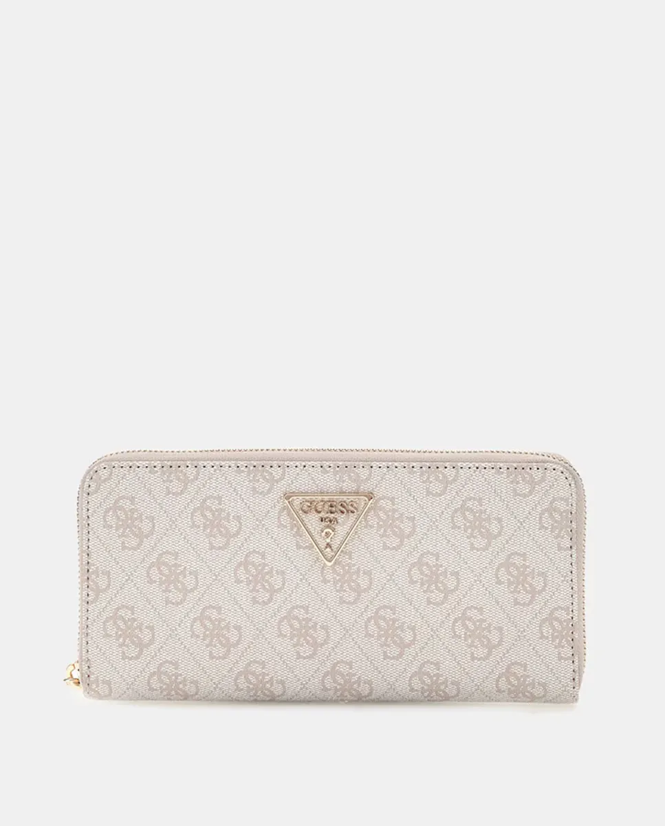 

Кошелек на молнии с логотипом 4g Guess, белый