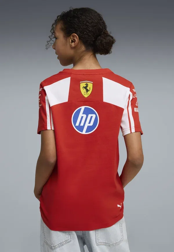 Футболка Scuderia Ferrari HP Replica T-Shirt Print T-Shirt Puma, красный — фото 3
