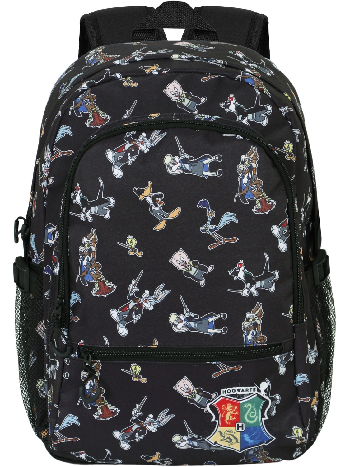 

Warner Bros. Рюкзак 'Looney Tunes Harry Tunes-Fan Fight 2.0' в черном цвете