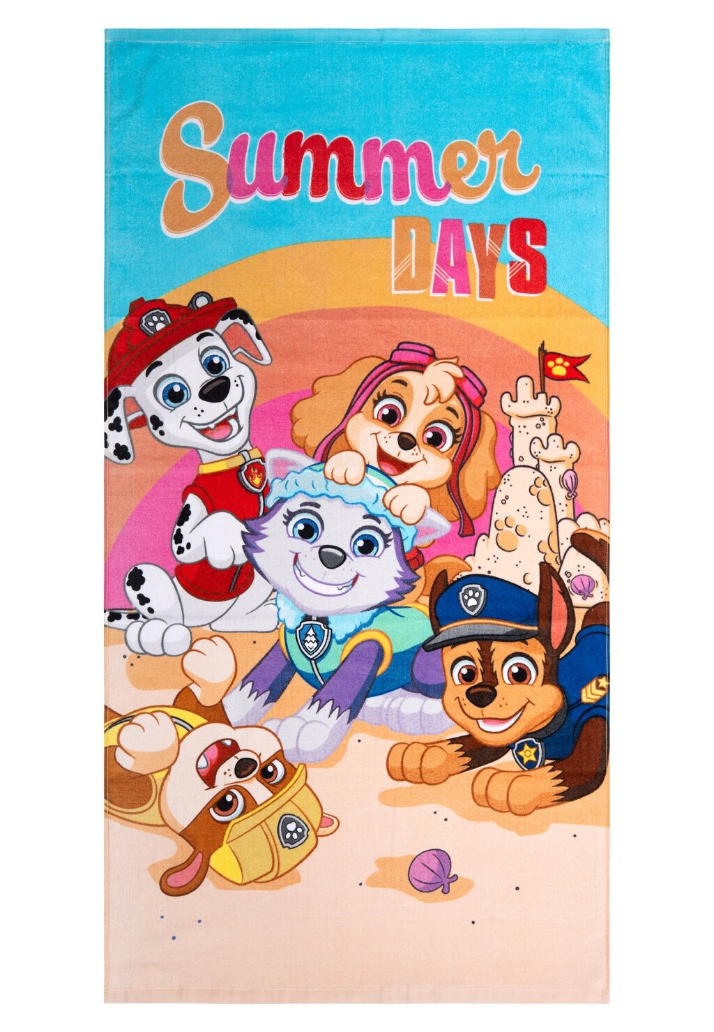 Пляжное полотенце SUMMER DAYS 140 70 CM Paw Patrol, разноцветный — фото 2
