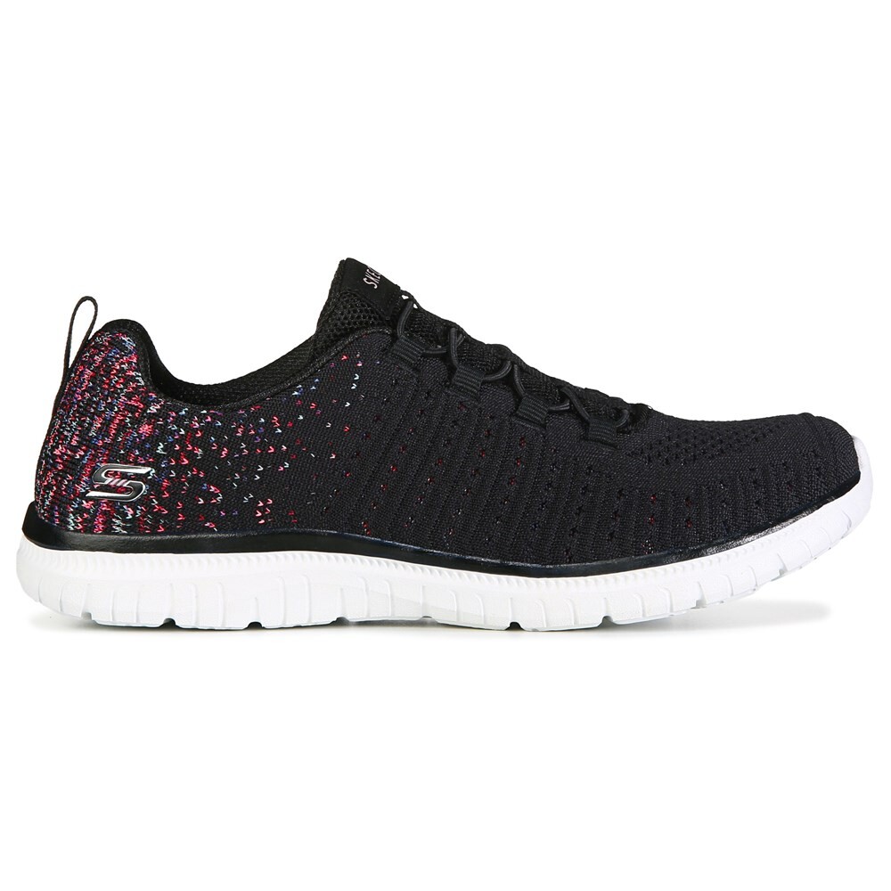 Женские прогулочные кроссовки Virtue среднего/широкого размера Skechers, черный — фото 2