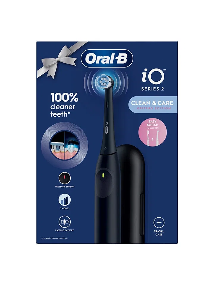Электрическая зубная щетка iO Series 2 Special Edition Oral-B черный — фото 2