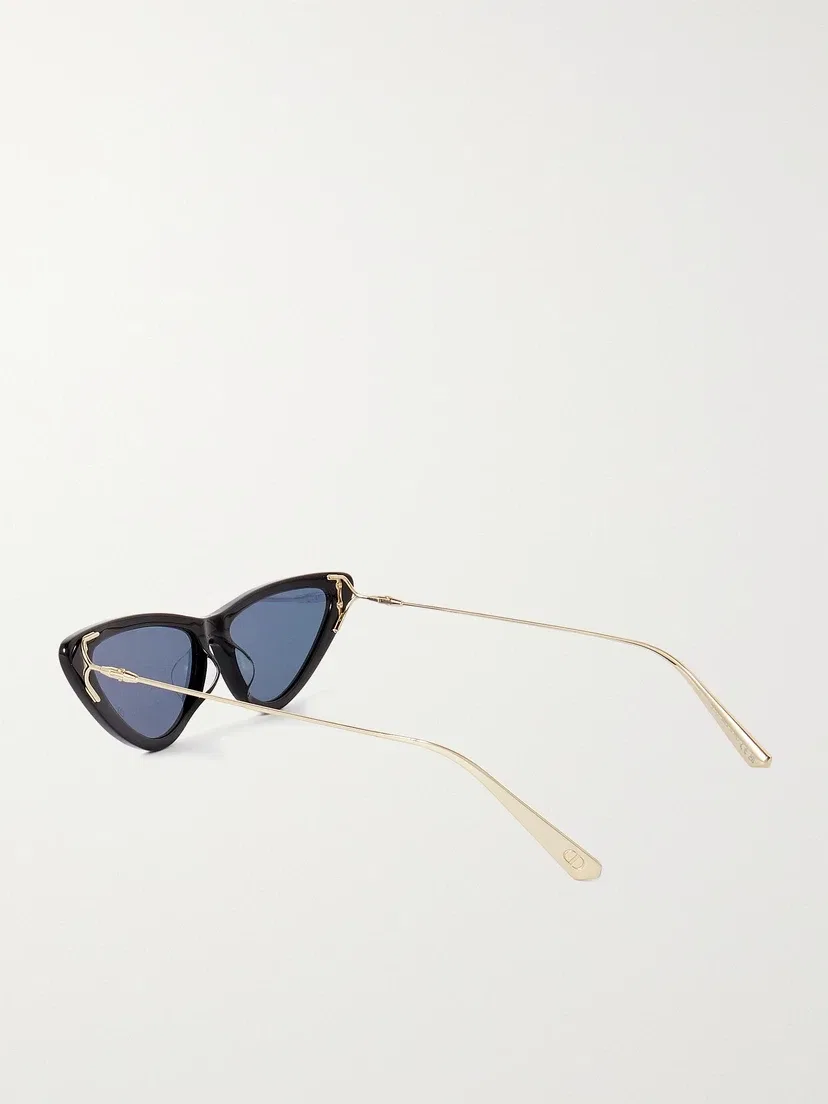 Солнцезащитные очки MissDior B4U «кошачий глаз» из ацетата и под золото DIOR EYEWEAR, черный — фото 3