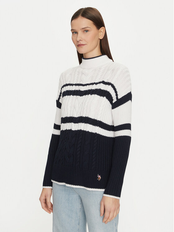 

Свободный свитер WUP1099 U.S. Polo Assn., синий